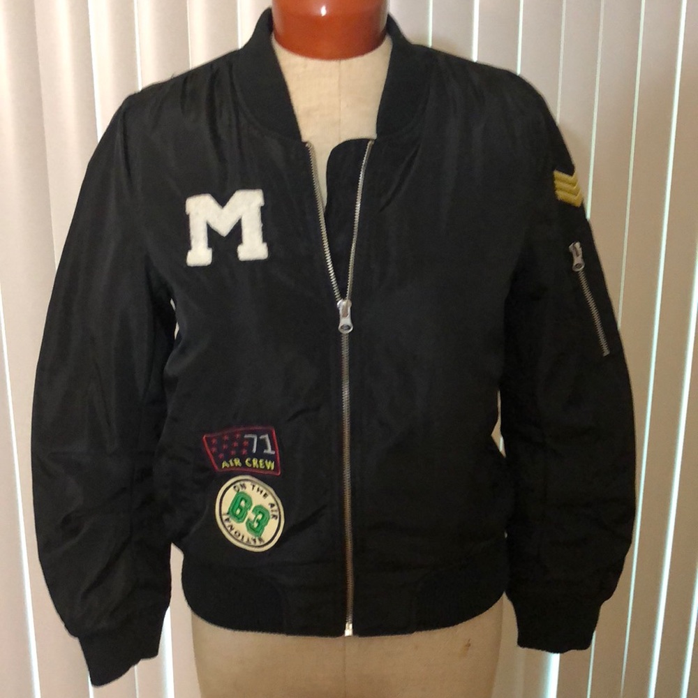 Black Bomber Jacket